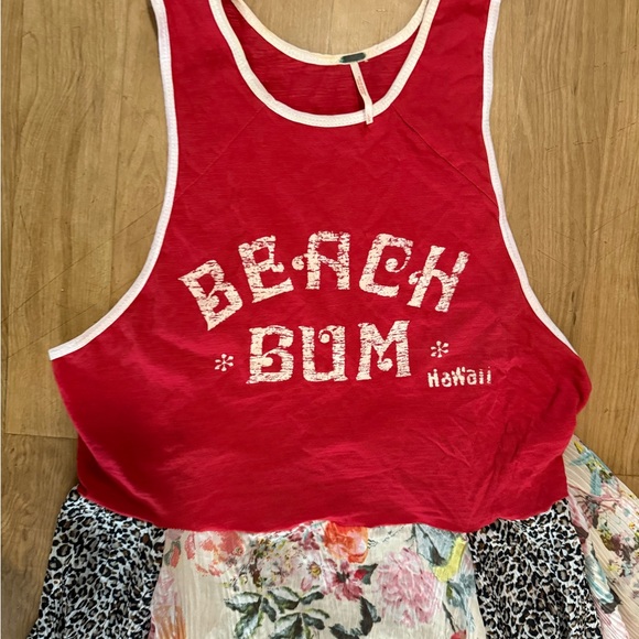 Free People Beach Bum Floral and Leopard Print Maxi Dress - Picture 2 of 5